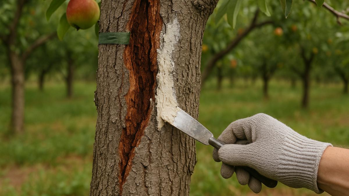 Трещина на коре