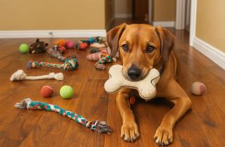 Учёные выяснили, что 90% собак выбирают еду вместо игрушек — Animals