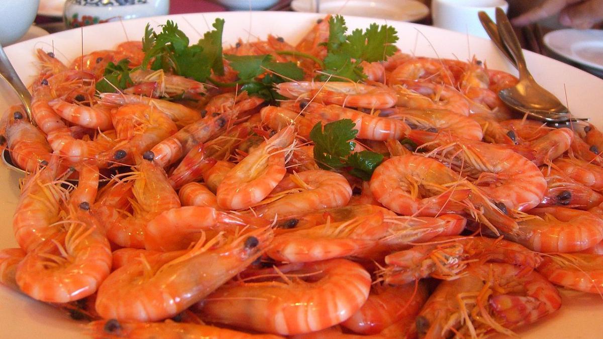 Вареные креветки Вареные креветки