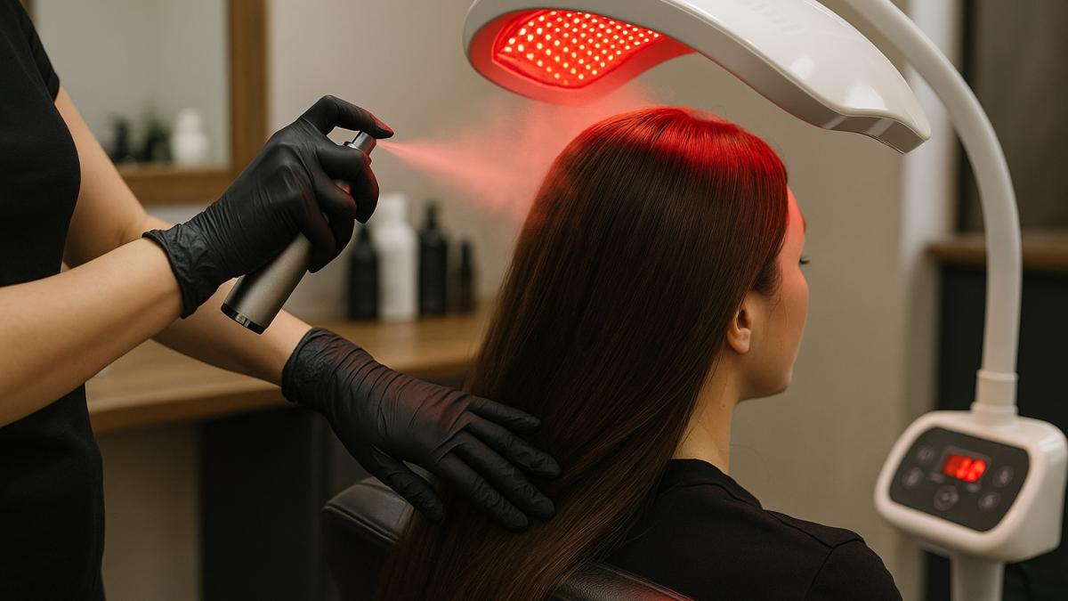 Салонная процедура для восстановления волос