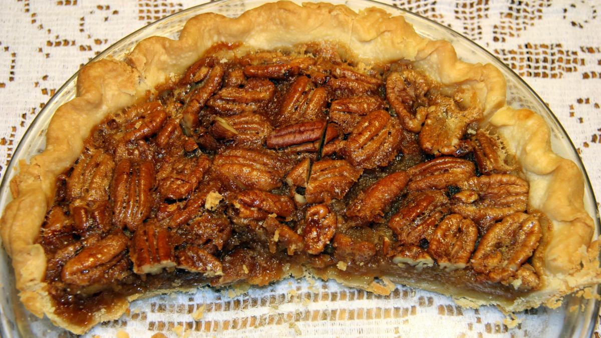 Пирог с орехами