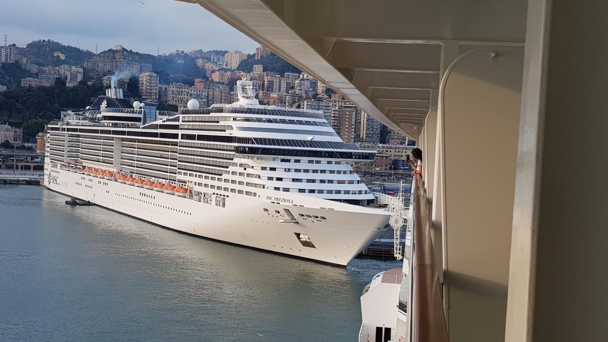 MSC Preziosa в Генуе MSC Preziosa в Генуе