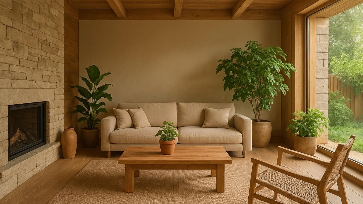 эко-дизайн гостиной