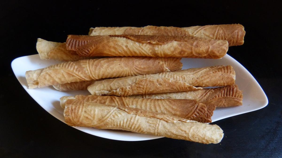 Вафельные трубочки