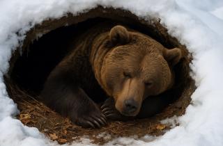 В ХМАО медведи не ушли в спячку из-за аномально теплой погоды — очевидцы