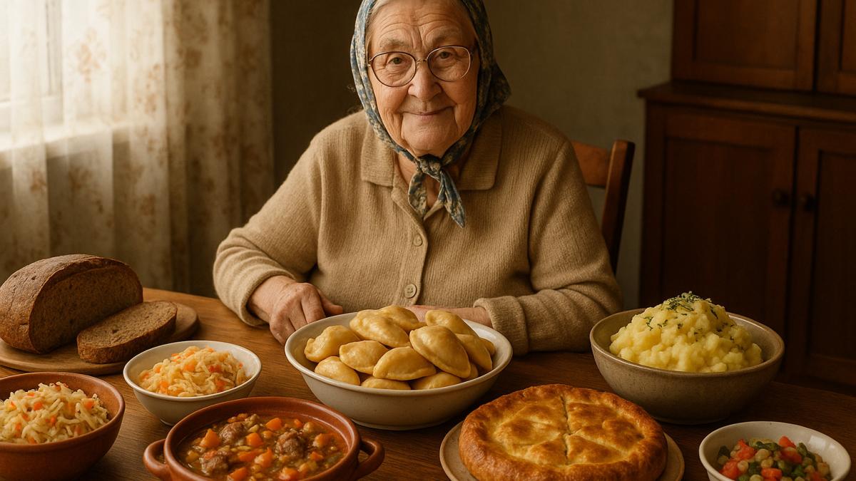 Домашняя еда у бабушки