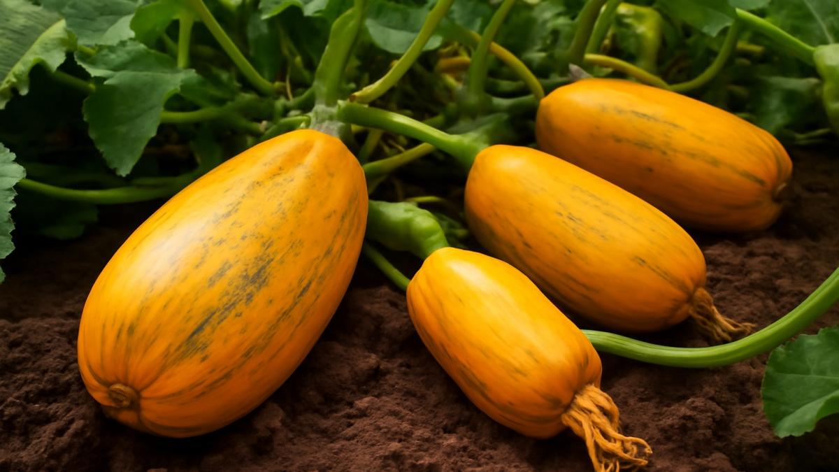 Презрелые кабачки на грядке Презрелые кабачки на грядке