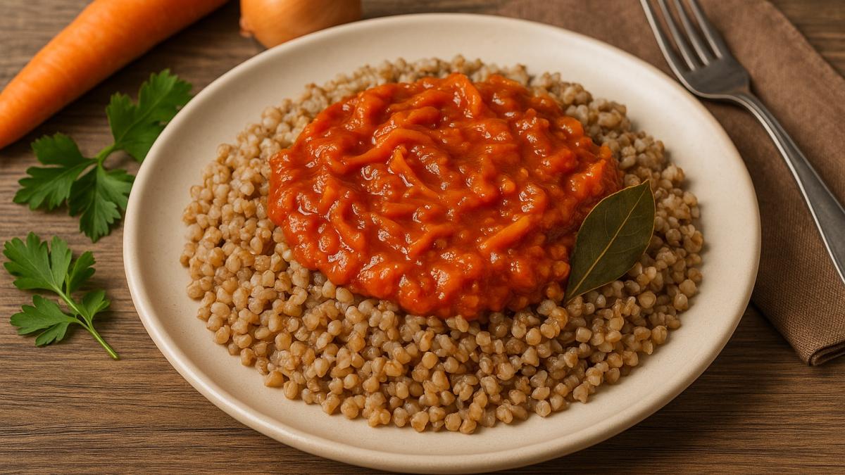 Гречка с подливой