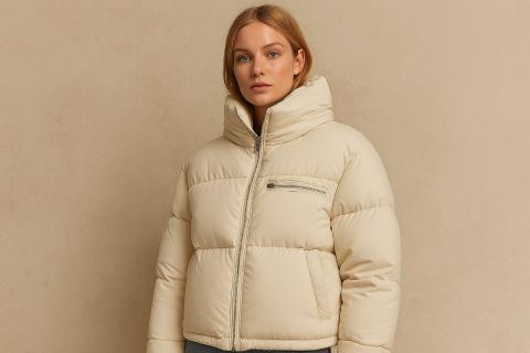 В моде пуховики с минималистичным дизайном — стилисты