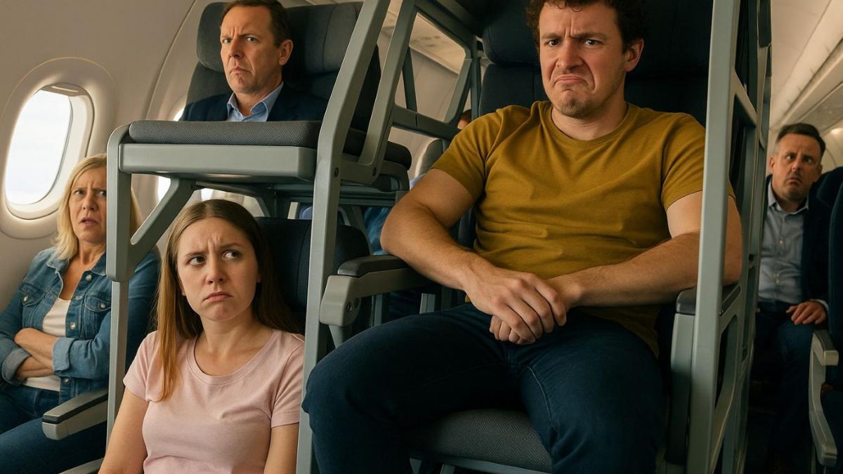 двухъярусные кресла в самолете