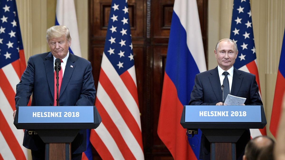 Vladimir Putin & Donald Trump in Helsinki, 16 July 2018 (8)