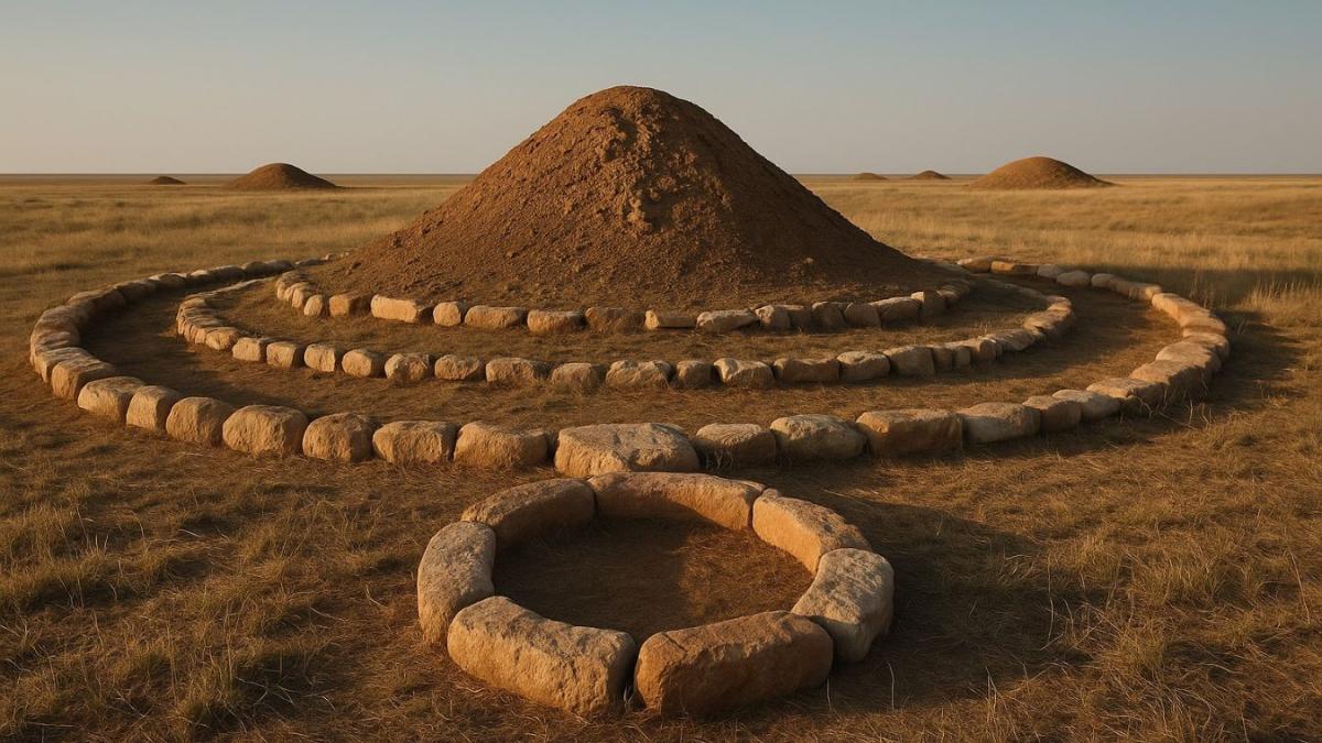 Курганы Западного Казахстана