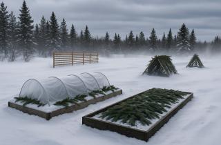 Корни плодовых деревьев продолжают усваивать питательные вещества даже зимой под снежным покровом