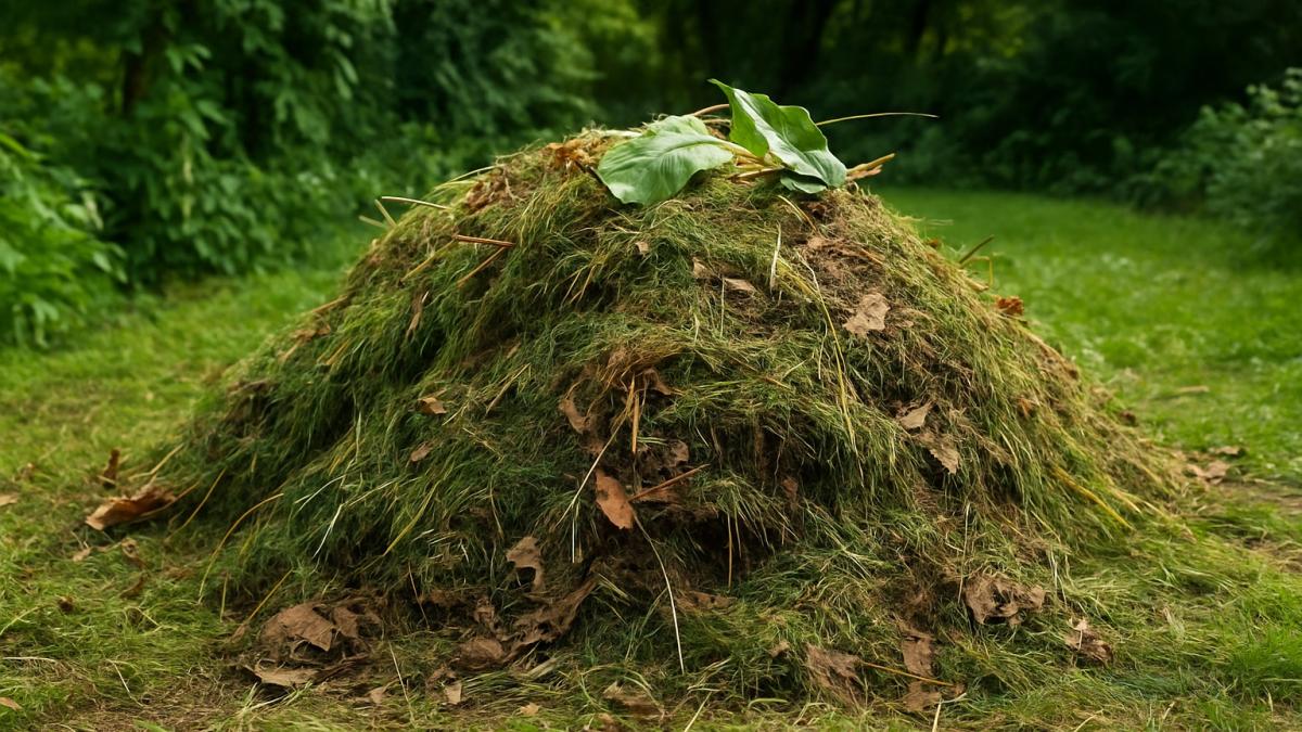 Компост из скошенной травы Компост из скошенной травы