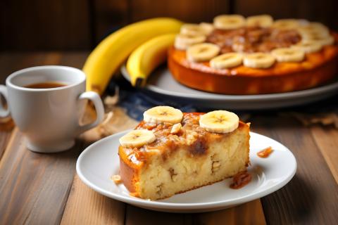 Пирог с бананами и орехами: как приготовить вкусный десерт без мучных ингредиентов