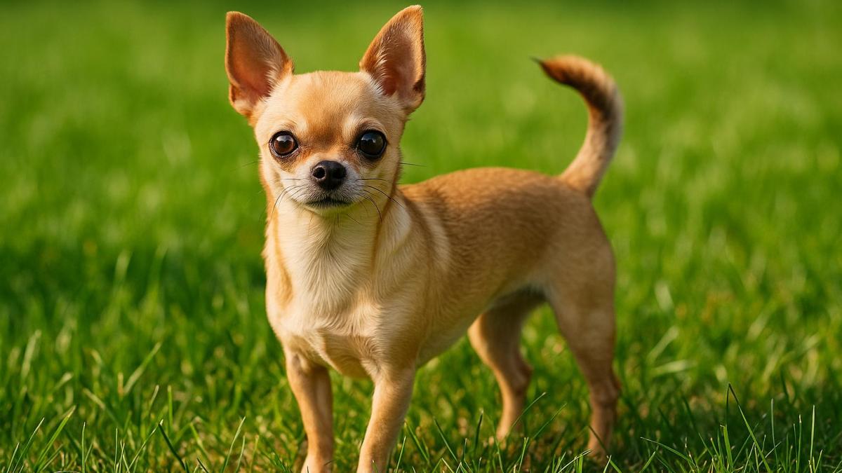 Чихуахуа на прогулке