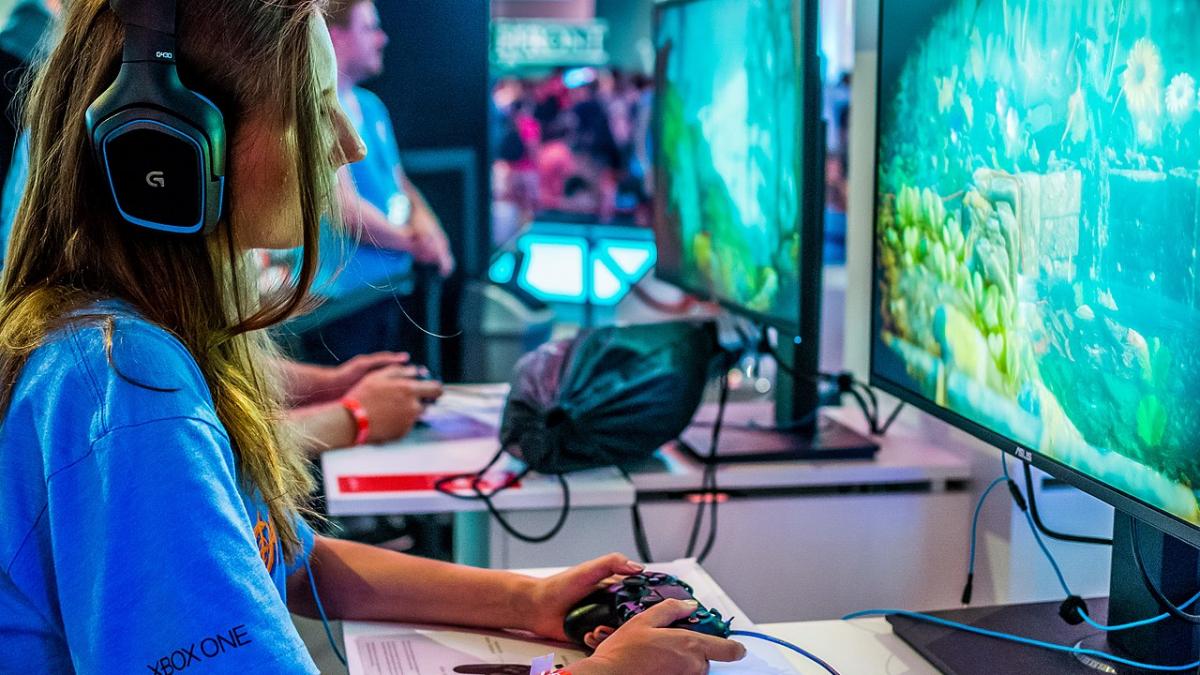 Gamer at Gamescom 2015
