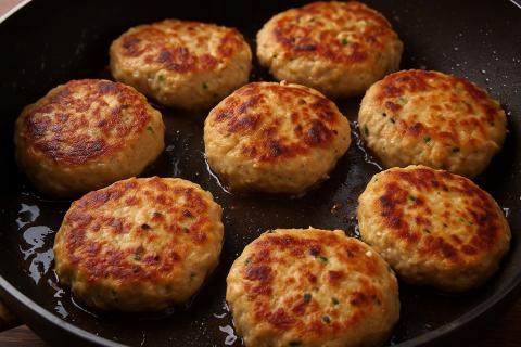 Котлеты из куриной грудки по рецепту шеф-повара получаются сочными без мясорубки