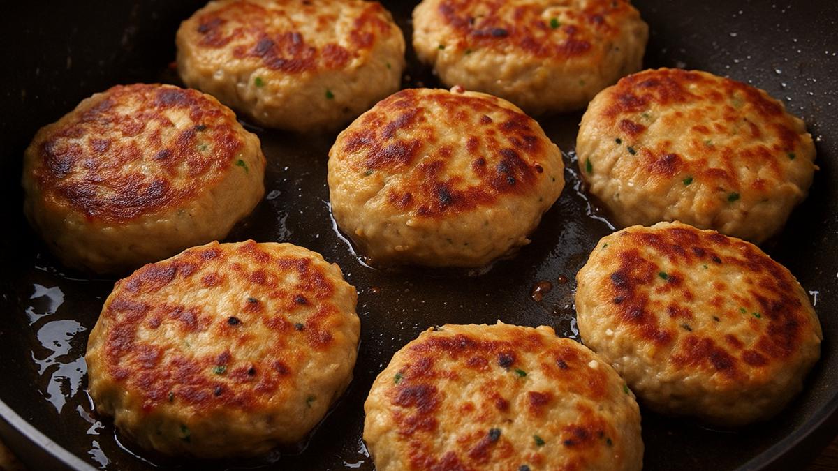 Котлеты из индейки с овсяной мукой Котлеты из индейки с овсяной мукой