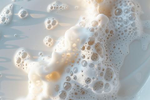 Пена начинает стекать, когда пузырьки меняют форму, а не из-за натяжения — JCIS