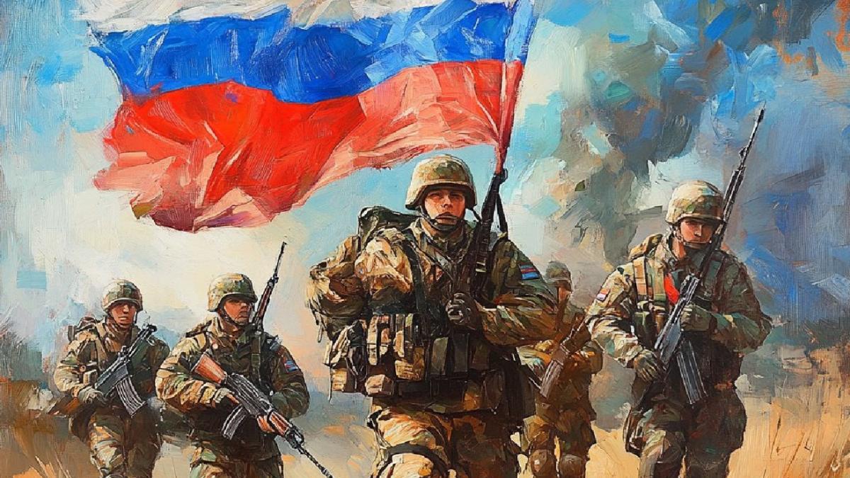 Бойцы армии РФ