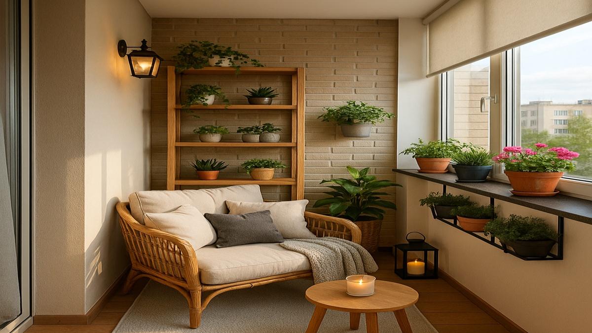 Уютный балкон