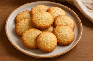 Песочное печенье получается рассыпчатым при соблюдении температурного режима масла