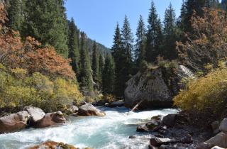 В январе Киргизия предложилагает тишину гор и доступные зимние активности путешественникам