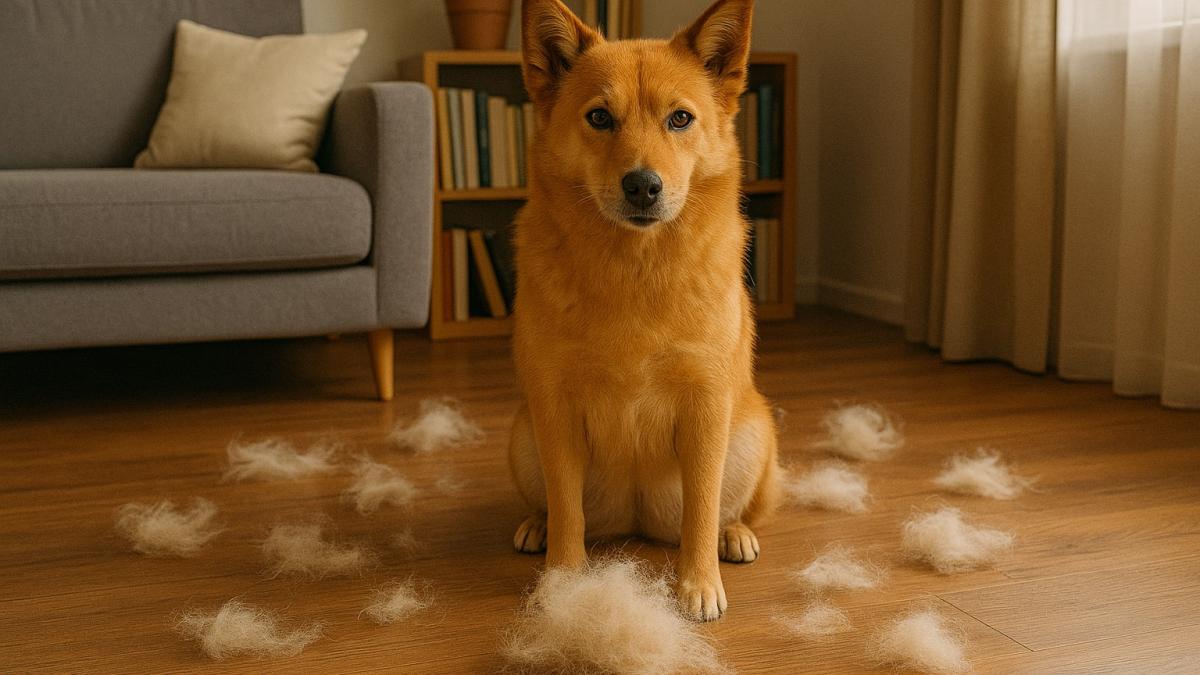 сезонная линька у собаки