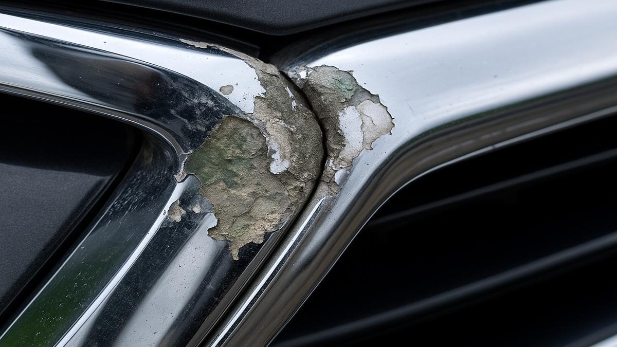 Почему облезает хром на авто