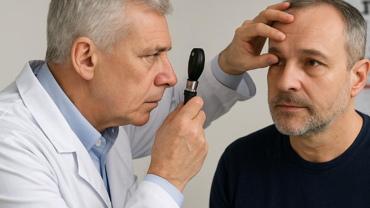 Осмотр у офтальмолога