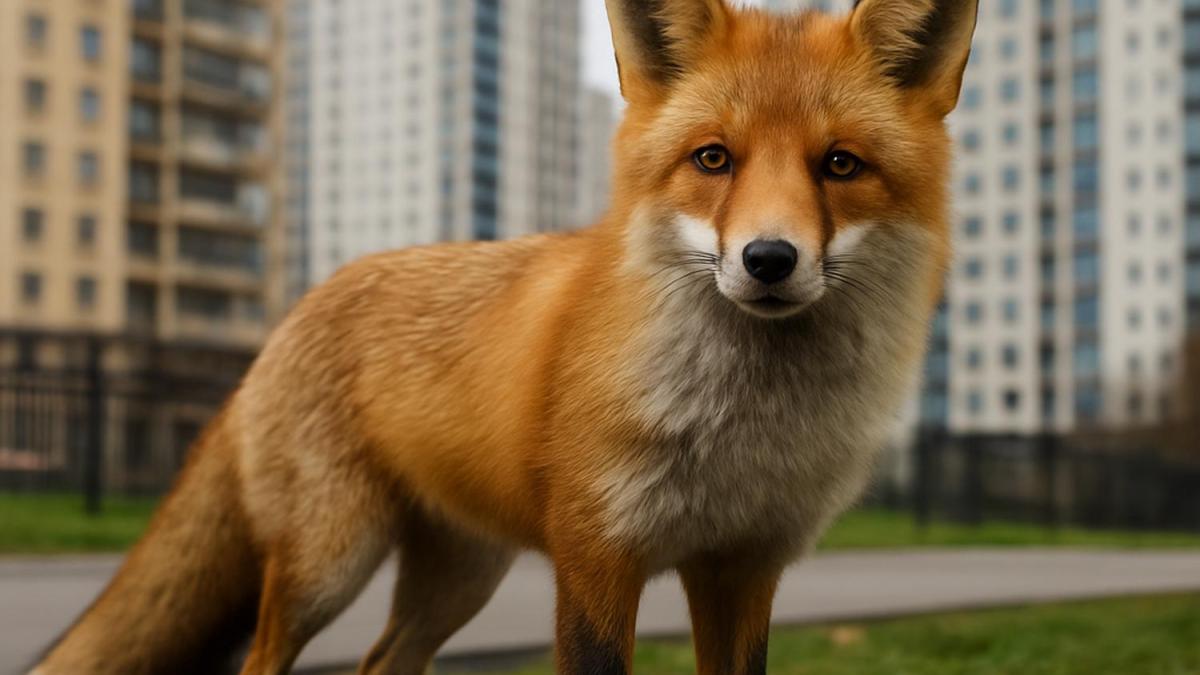 Лиса в Москве