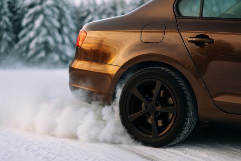 Горячий выхлоп помогает отогреть примерзшие колодки — автоэксперт