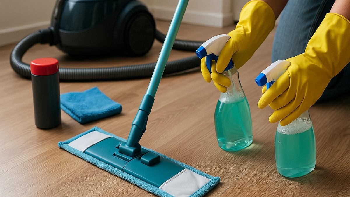 Уборка линолеума