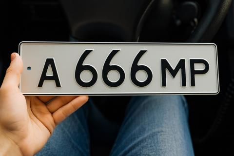 В России предложили разрешить бронирование автомобильных номеров через 