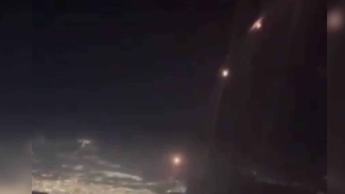Атака на Израиль из окна самолёта Атака на Израиль из окна самолёта