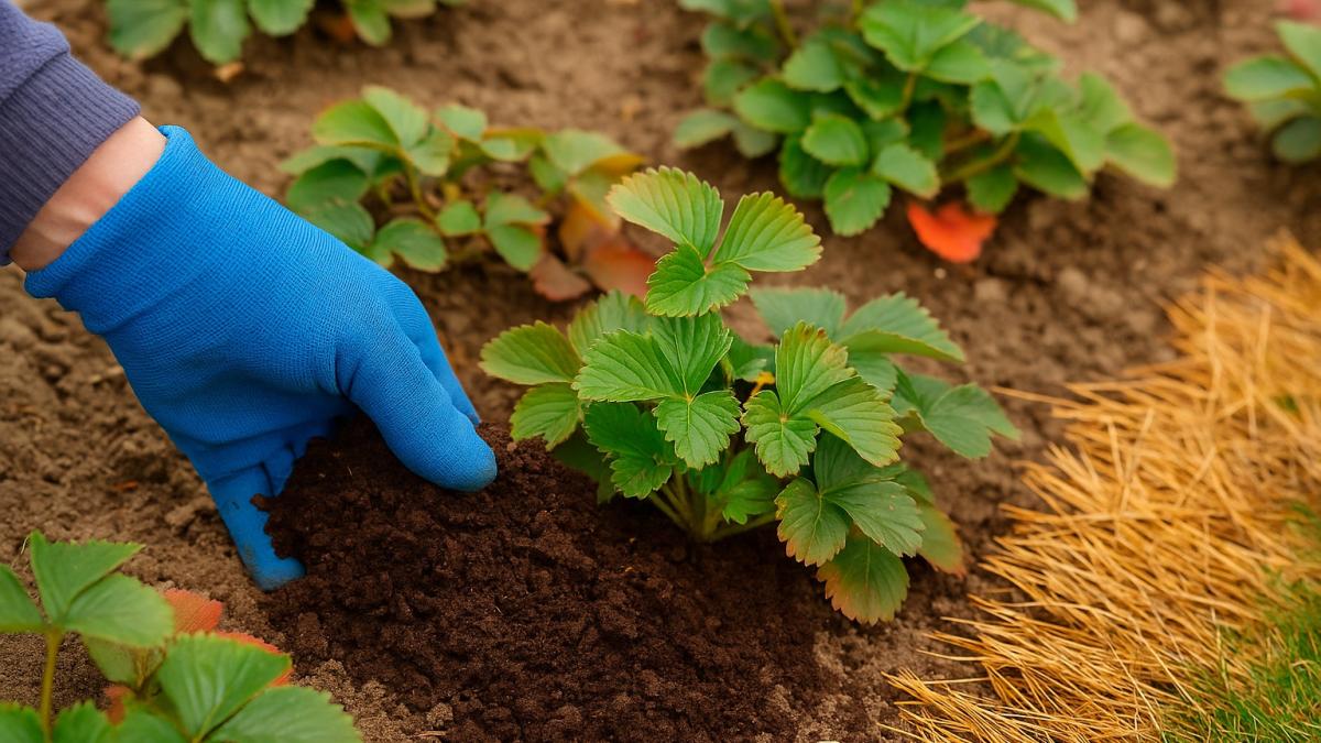 Осенняя подготовка клубники к зиме