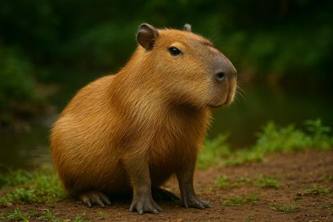 Морская свинка является ближайшим аналогом капибары по характеру — заводчики