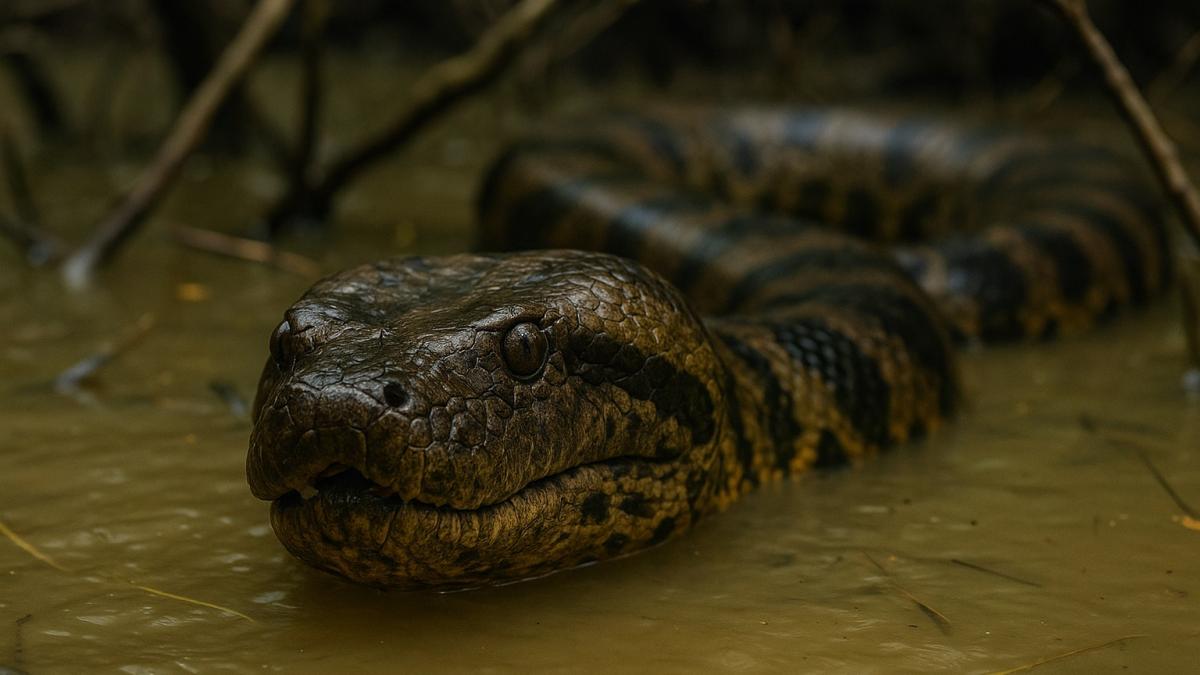 Анаконда в болотах