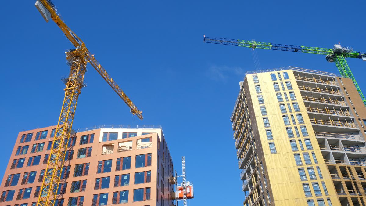 Apartment building construction site Vuosaari 2 Apartment building construction site Vuosaari 2