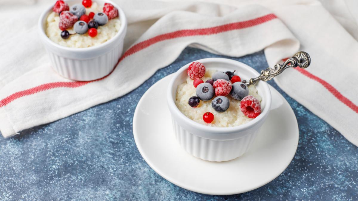 Кремовый десерт из овсянки