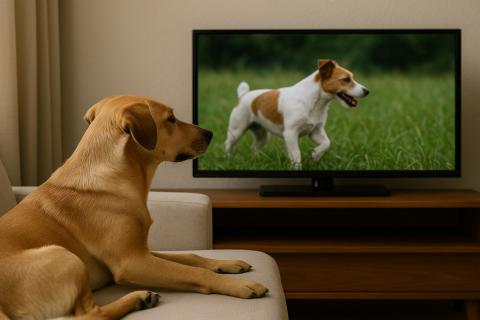 Собаки реагируют на звуки других собак в кино — зоопсихологи