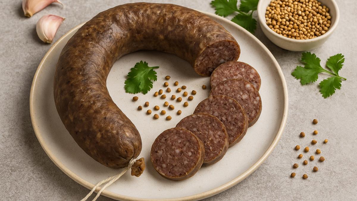 Колбаса из говядины с кориандром Колбаса из говядины с кориандром
