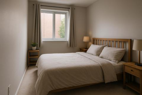 Серый и тёмно-зелёный: эти цвета создают гармонию и спокойствие в спальне