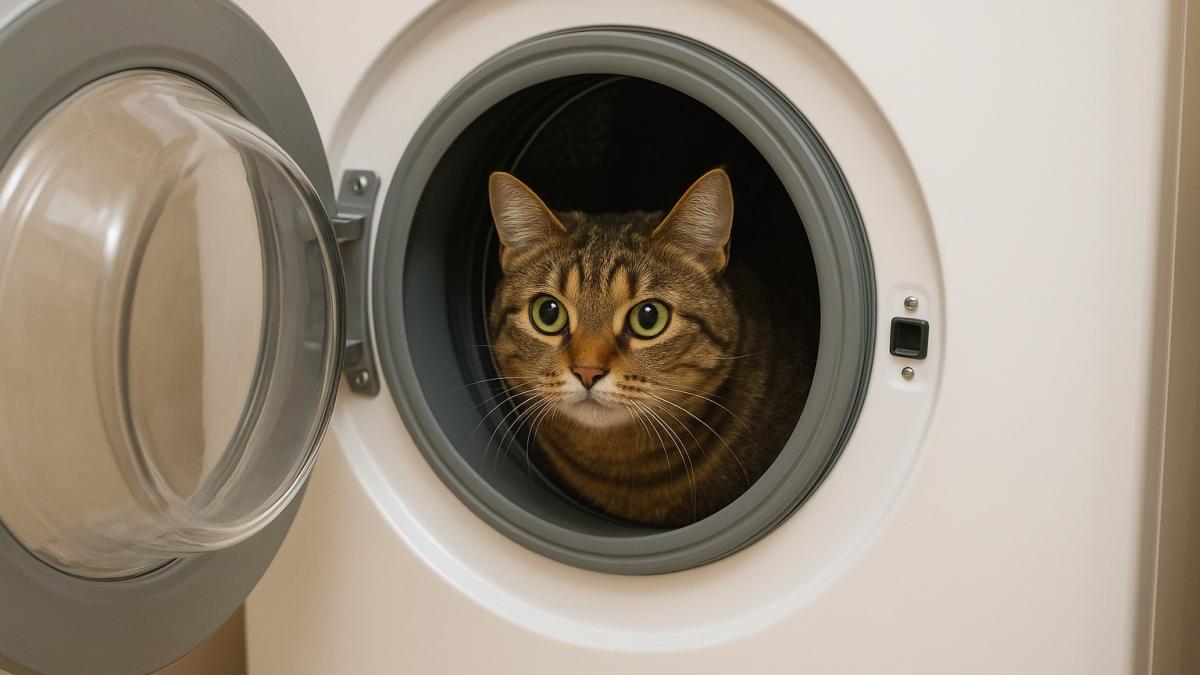 Кот в стиральной машине Кот в стиральной машине