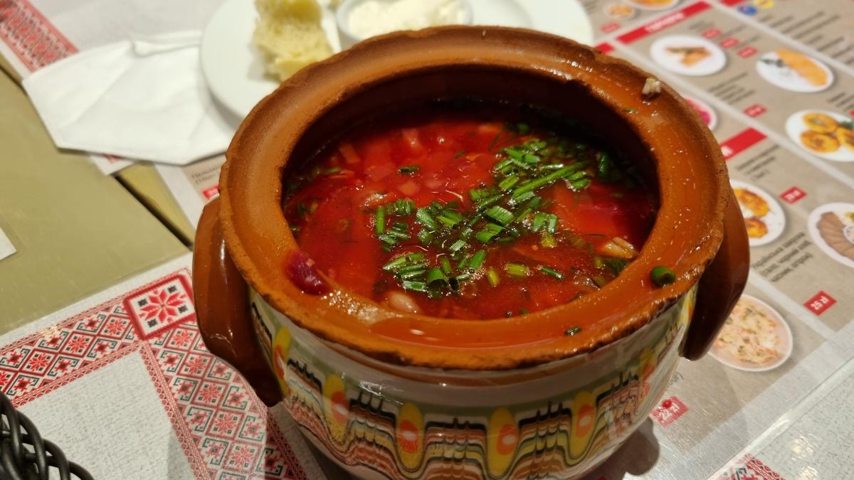 Красный борщ