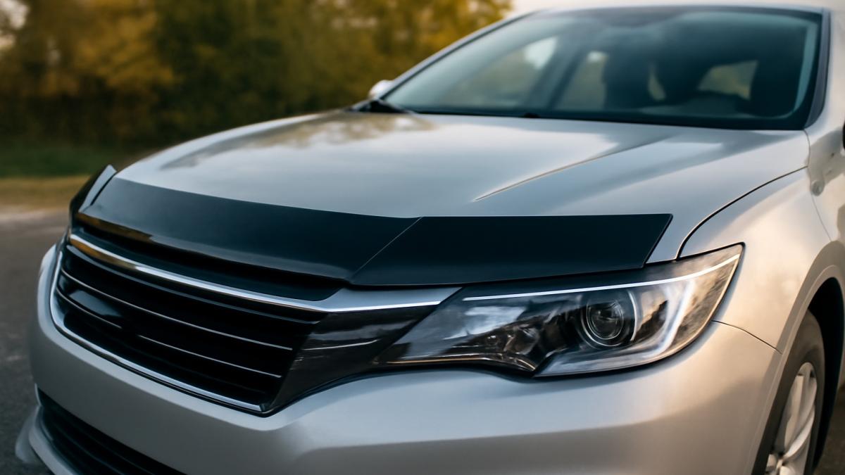 Мухобойка на капоте автомобиля Мухобойка на капоте автомобиля