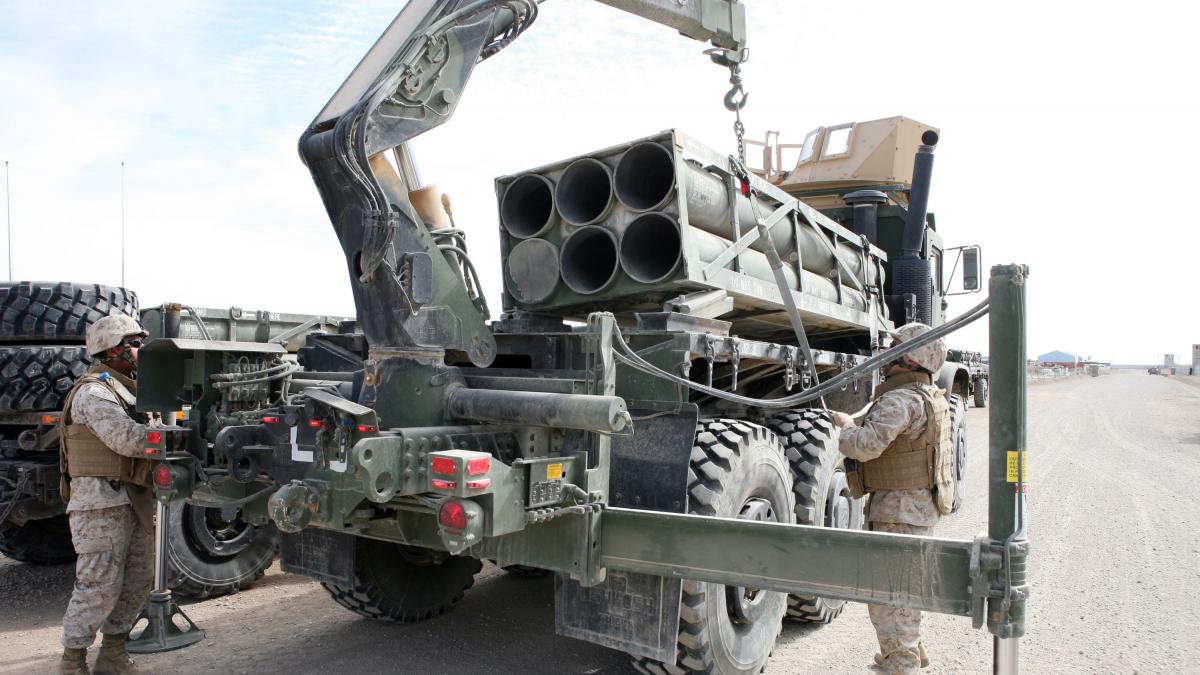 Corps' artillery rocket system poised to strike in Afghanistan DVIDS154053