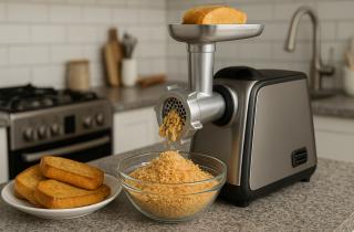 Для восстановления остроты ножей мясорубки требуется шлифовка ножа и решётки