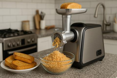 Для восстановления остроты ножей мясорубки требуется шлифовка ножа и решётки Для восстановления остроты ножей мясорубки требуется шлифовка ножа и решётки